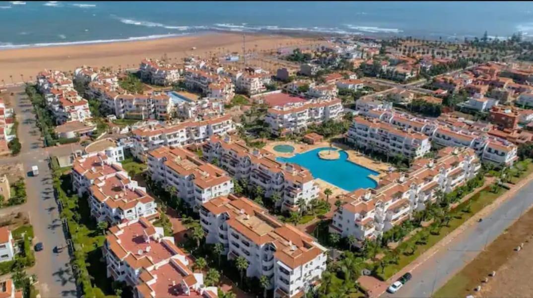 Bel Appartement Estival 2 Chambres A Garden Beach 시디 라할 외부 사진